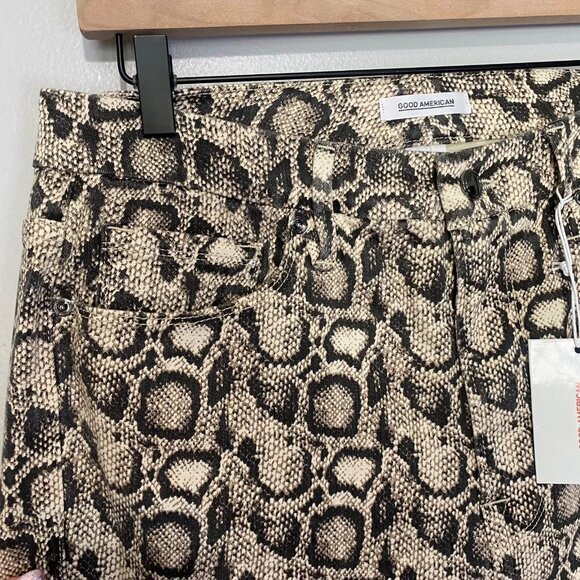 Good American Good Legs Snake Skin High Waist Skinny Jeans Plus - Picture 5 of 8